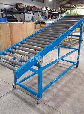 卸无滚筒CVQ输送机不锈钢滚筒力线包装输送机货滑梯动传送带地滚