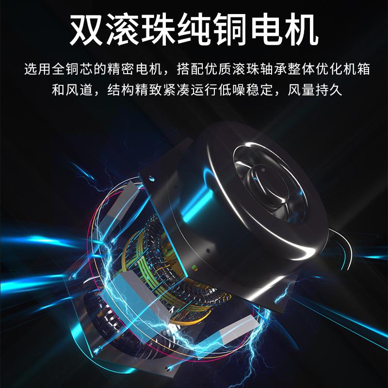 米风流管道风厨油烟抽风通457风机卫生间排气扇机房酒店车斜间换