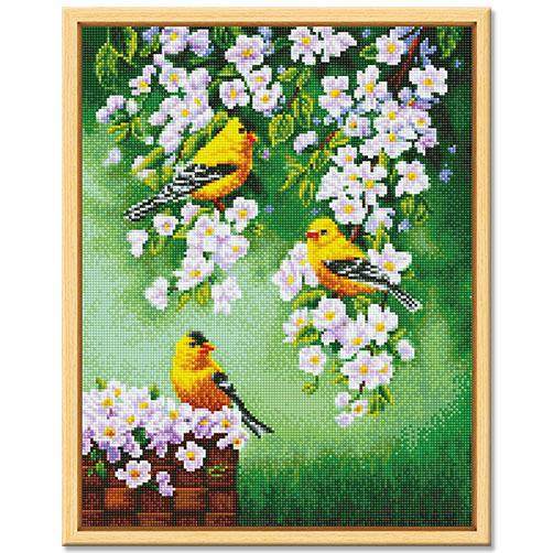 得艺清新少女43*54m加现宽加厚c带钻框石画代简约动物小鸟系列装,居家布艺,钻石绣,淘宝优惠券,粉丝福利购,淘宝优惠卷