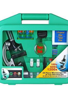 高清120倍GSU光带儿童生物源显微镜金属学生科学实验专0用器材