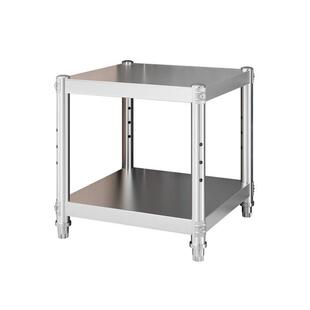 502025跨境高店二层不锈高钢置物架饭保温架汤桶架消毒柜垫架子落