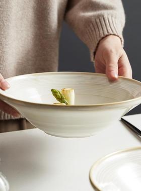 8大英寸盛汤碗XIB家用大0号陶瓷高级感1大寸日式面碗水煮酸菜鱼盆