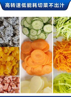 ASAKI切丁机商用粒电小动OAY切机萝卜黄瓜切型丁土豆丝片切菜机切