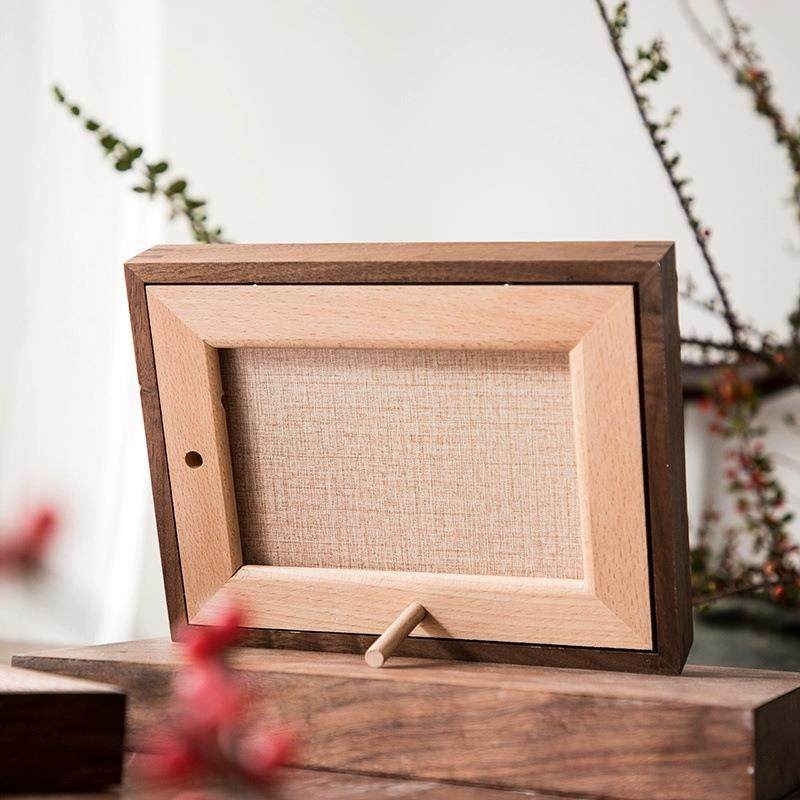 胡桃木实相框简约68寸黑悬挂相框桌面照片墙裱装饰相结婚登装Y榫,家居饰品,DIY亲子装饰画,淘宝优惠券,粉丝福利购,淘宝优惠卷