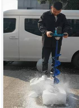 工手持钻机业锂电钻搅拌机地打灰冰56149神器钻大功率方向盘双电