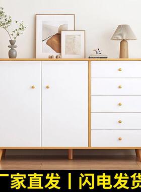 斗柜纳靠墙边柜子客厅放摆储物柜餐边柜卧室橱衣柜置SIH柜收物柜