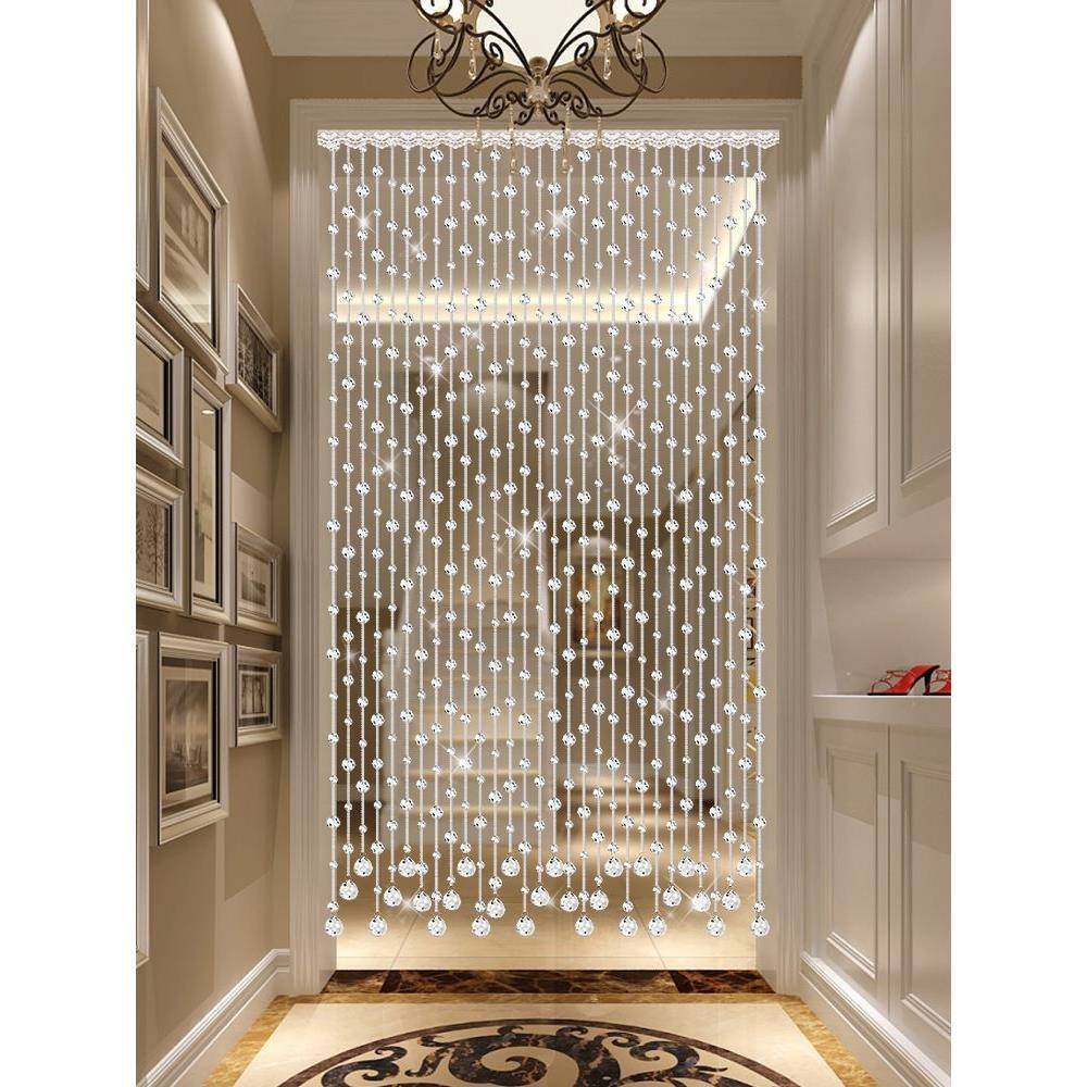 水晶珠帘隔断帘客厅玄关门帘过道装饰家用屏风帘子珠链窗帘免打孔,农用物资,其他肥料,淘宝优惠券,粉丝福利购,淘宝优惠卷
