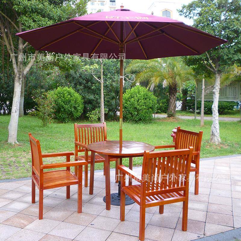 外木休闲桌椅MS-1215户质结实耐用厂家量大木从优