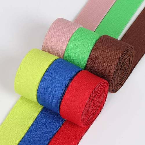 2假cm2面.5cm彩色松紧带仿尼龙双磨毛裤头裙头子橡筋189发套弹力