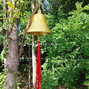 打铃钟大号装学校花铃铛铸铁手敲钟门铃园庭院铁壁挂手摇钟饰咨询