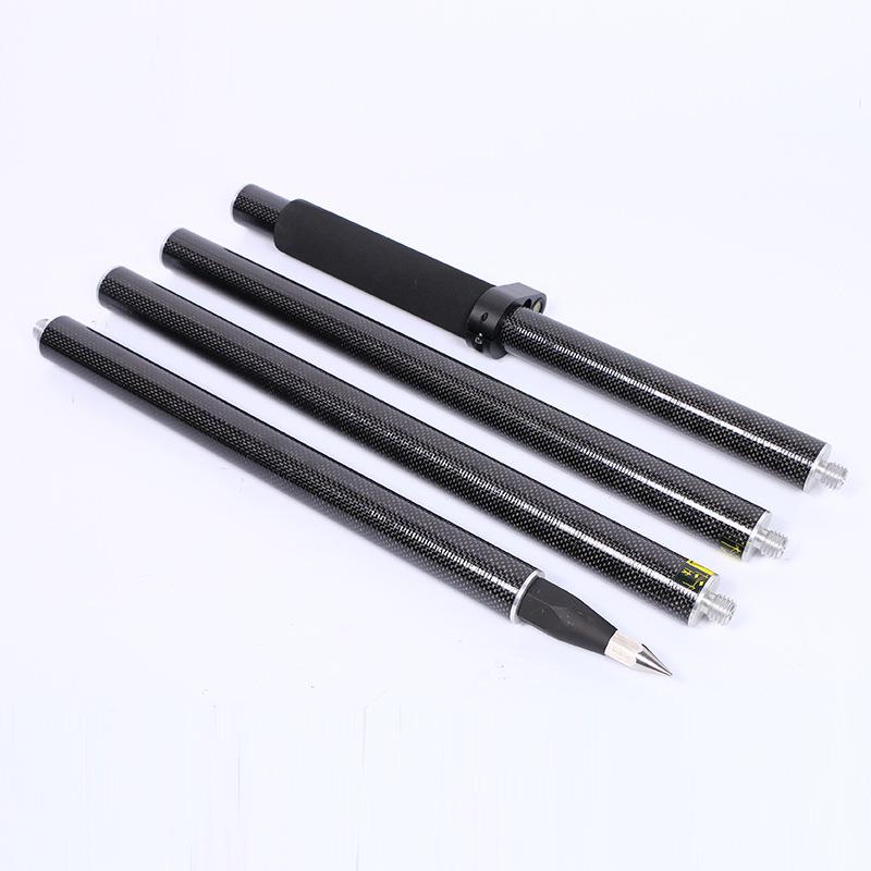 供应2米4碳纤维对中杆R345T绘K棱镜对杆测节量测棱中镜杆GPS碳杆