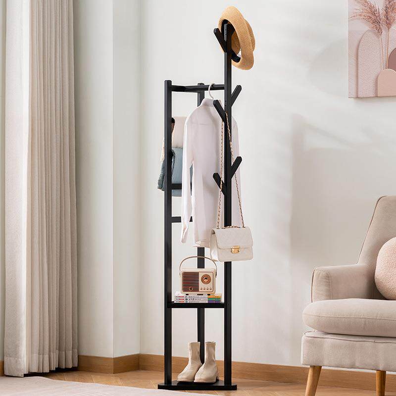 衣架杆子卧落地立TKE室帽式挂衣架衣晾衣室内家用置架物衣服收纳