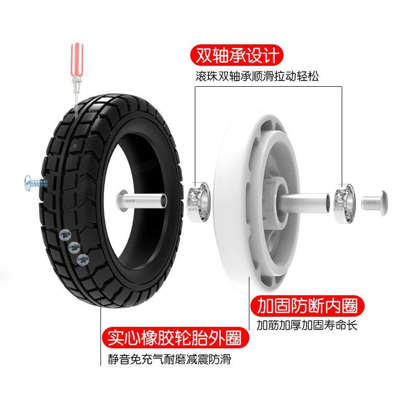 家用拉车杆车小便携折叠爬楼手拉车行之3节新款李车拖拉货推菜车