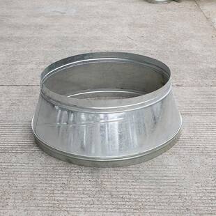 镀锌白通除铁皮风管道配件工厂车间3-004排风尘管道不锈钢天地方