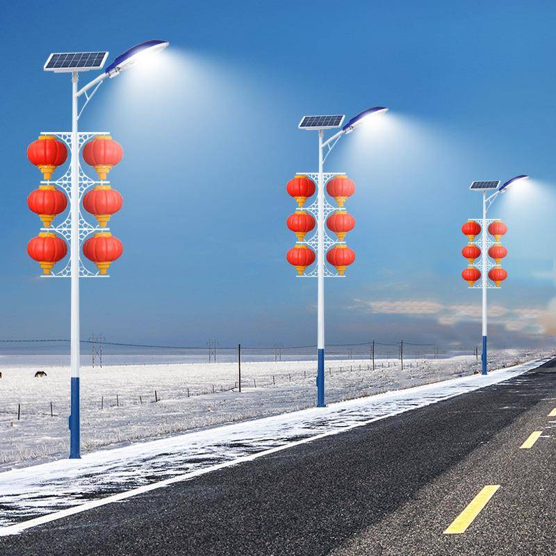 灯笼族太风197556米村太民阳能路灯农广场户外阳能灯大功率路灯照