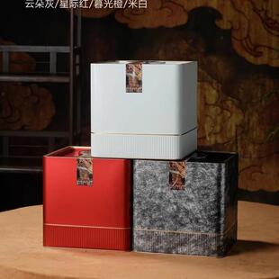 高档马容量口铁罐茶叶罐YZH铁罐通用普洱茶福生鼎白茶茶大叶密封