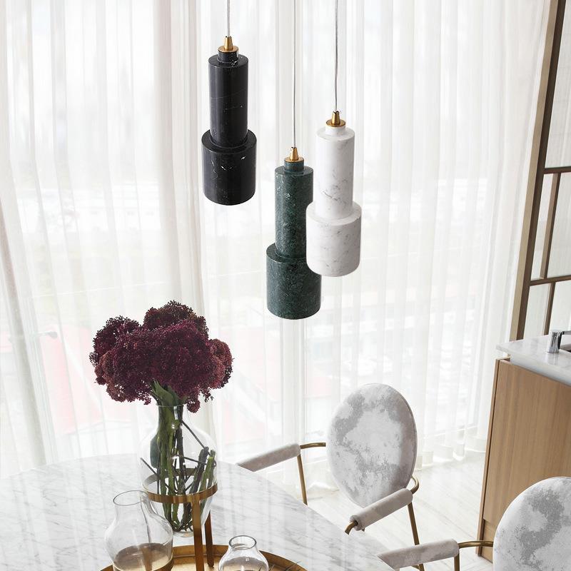 北过欧后现代厅大理石单头小吊灯餐书房室卧床头玄关605走廊道酒