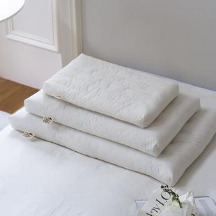 A类婴幼儿可洗6水0支全棉柔软枕护颈低平枕芯人BEI富士头成学生儿