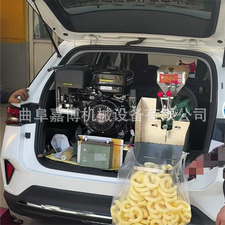 新手专用汽油膨化机摆摊用月牙弯片片酥机下乡赶集杂粮面粉香酥