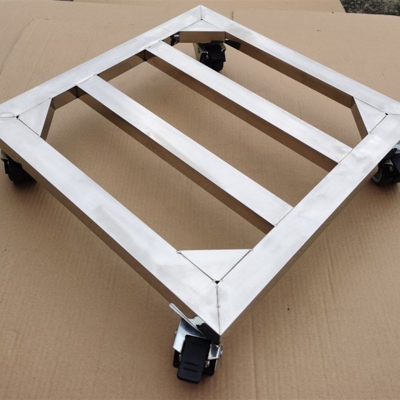 不锈钢移动静音轮柜子架托架花盆底架拖布池支架杂物架子柜机架