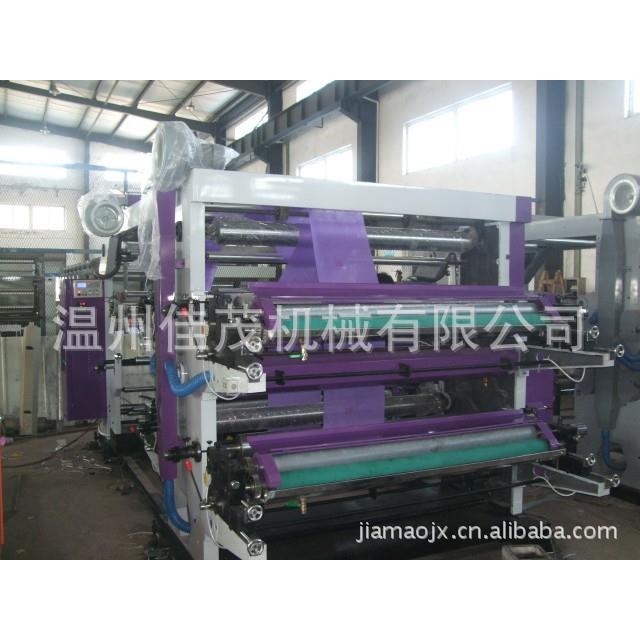 JM4色高速无纺布手提袋柔版印刷机，背心袋印刷机