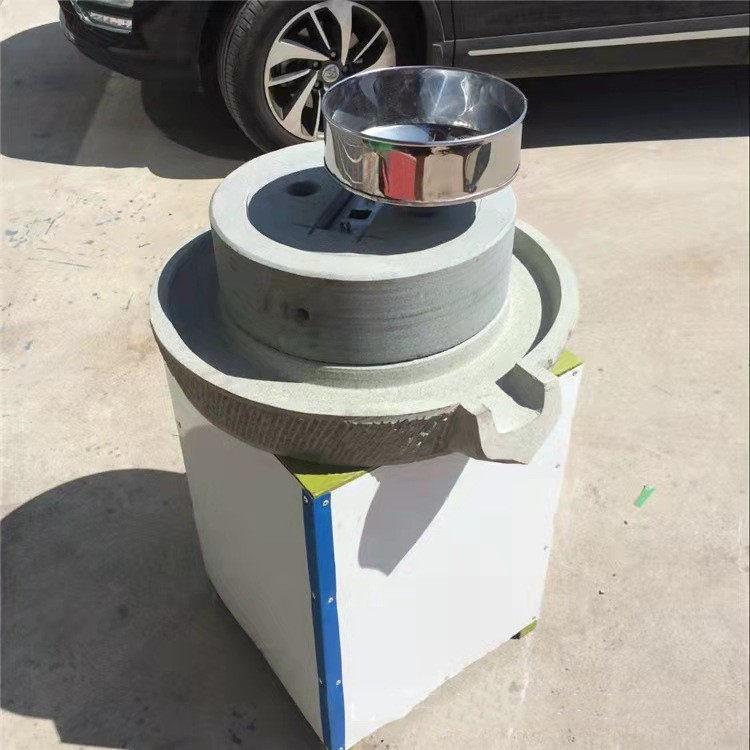 多用途石磨豆浆机全麦小麦玉米五谷杂粮磨粉机自动上料加水磨浆机