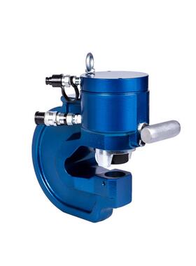 蓝色60T双回路电动液压冲孔机SH-100喉深100mm