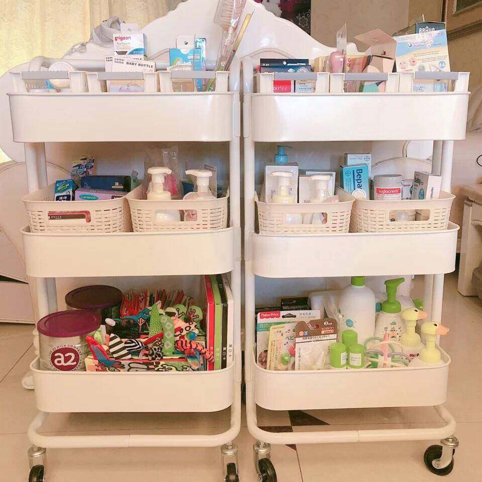 厨房置物架卧室落地式多层隔板可移动小推车床头家用简易储物架子,农用物资,其他肥料,淘宝优惠券,粉丝福利购,淘宝优惠卷