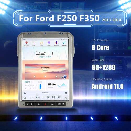 适用于福特F350F4502009-2014车载安卓大屏竖屏carplay导航