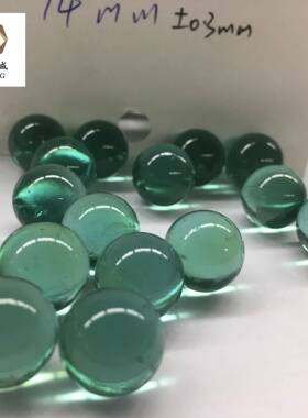手喷漆罐用16mm透明玻璃珠绿色玻璃珠现货