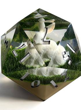 热销树脂骰子DND骰子D2078MM大骰子龙与地下城dice