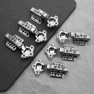 整箱100只合页304不锈钢液压缓冲铰链橱柜衣柜门通用型合页厂