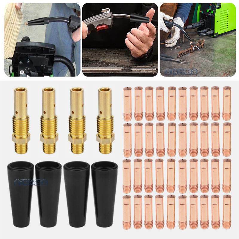 MIG二保焊枪配件KP1939-1保护套导电嘴连接杆气保焊枪48件套