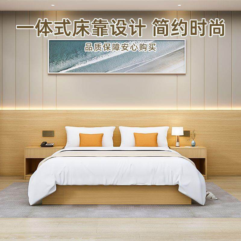 宾馆专用床酒店家具标间全套工厂双单人公寓出租房民宿客房昆明