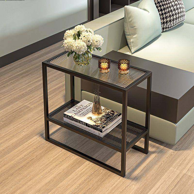 轻奢长方形玻璃边几客厅家用简约角几北欧铁艺小茶几沙发边窄边桌,机械设备,其他机械设备,淘宝优惠券,粉丝福利购,淘宝优惠卷