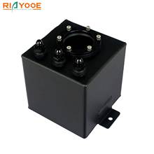 汽车改装2L副油箱油壶单孔燃油泵铝合金燃油箱AN6接头