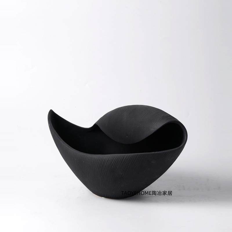 简约现代异形陶瓷花瓶家居样板间磨砂纹理插花器软装餐桌饰品摆件,纺织面料/辅料/配套,纺织机械配件,淘宝优惠券,粉丝福利购,淘宝优惠卷