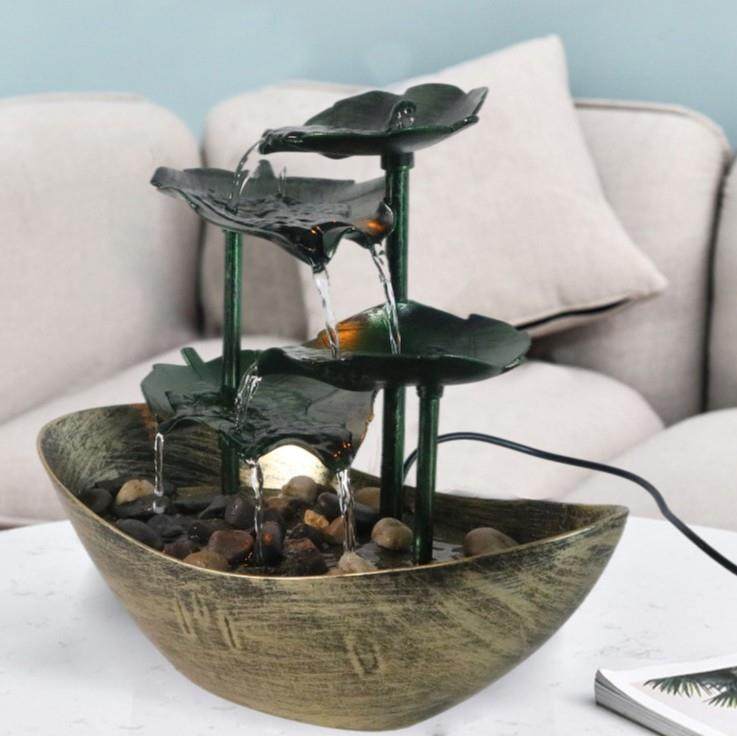 摆件灯循环流水喷泉装饰创意USB桌面摆件灯风水招财LED灯,纺织面料/辅料/配套,纺织机械配件,淘宝优惠券,粉丝福利购,淘宝优惠卷