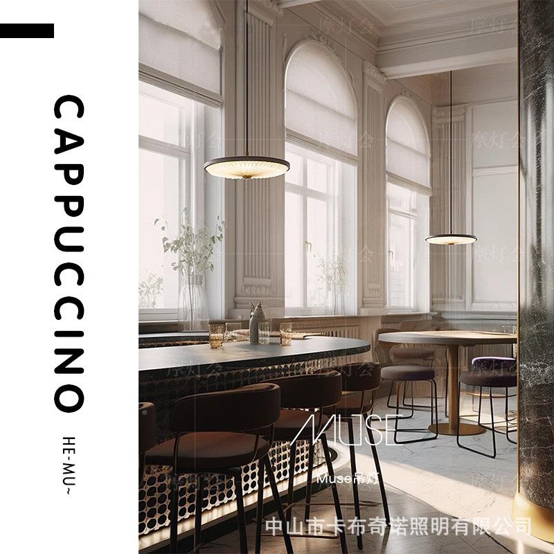 中古手风琴厅吊灯民宿餐桌小户型餐高级感法377式创意灯个圆性艺