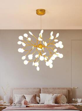 萤火虫吊灯北欧i289灯饰网红现代简n约客厅灯创意室个性s餐厅卧灯