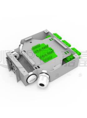 架D413IN导盒S轨型光纤终端金属机式C双工LCST轨道光缆机箱厂家直