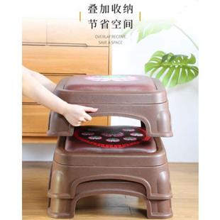 跪拜祈福塑跪料拜家用凳子拜垫佛莲花祈祷垫凳方形形祠CT678堂矮