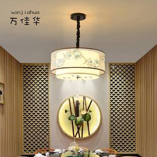 新中式餐厅灯简约国风复古禅意店宴会厅书中房饭吊735厅茶室茶楼