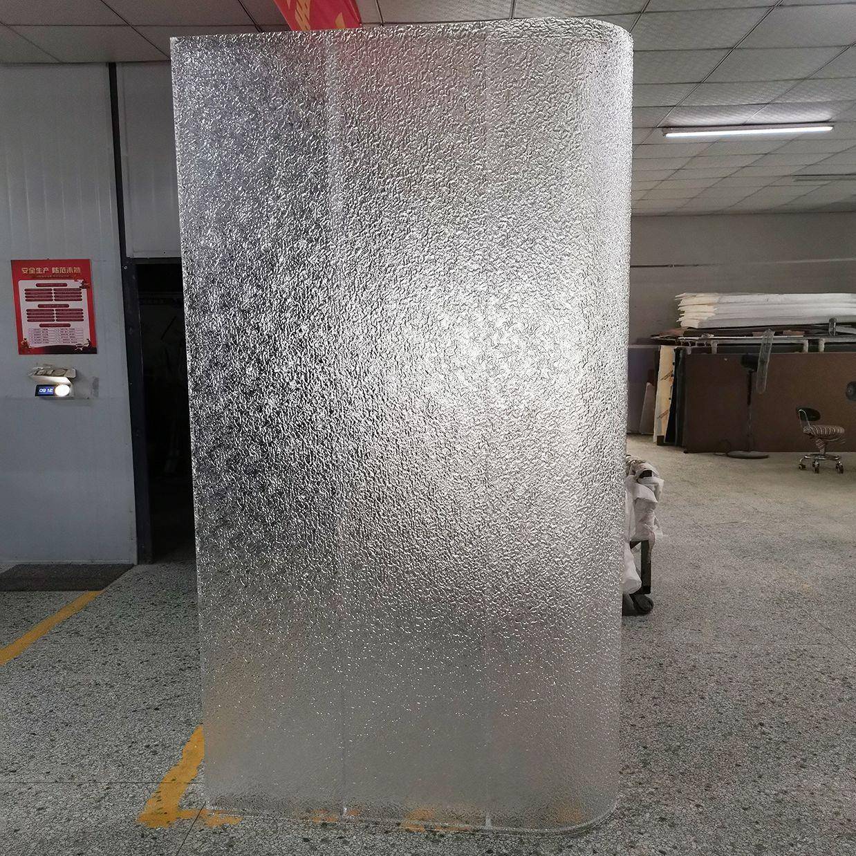 透板明亚克力水波42纹折弯水槽异形有机玻造景型璃观装饰道具