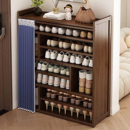 鞋架子多鞋层纳家用简易家用门口经济型防尘柜省空物间收置RRB架