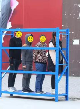 仓储货架工厂架轻中ZIN置物架多家层用储物快递重型阁楼仓库铁型