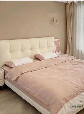 意轻奢免洗科FEU技布布艺床北欧约网红ins卧奶油风现代简室式双人