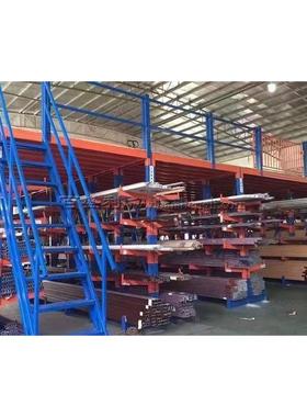 3YV54TF1定制角钢加厚轻型货架中型重型阁楼钢平台展示架仓库