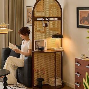 屏风隔断客厅入户正对门遮挡现代简约家用卧室实木装饰办公室挡门