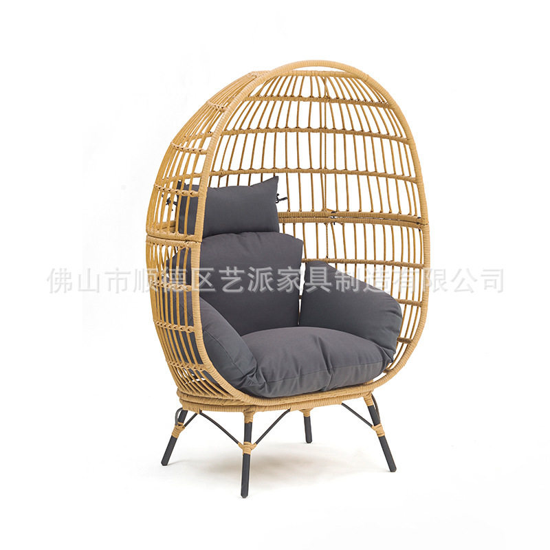 户外沙发圆形鸟巢沙发懒人藤椅休闲家具度假村庭院阳台家具